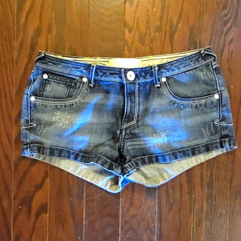 Adidas jean shorts